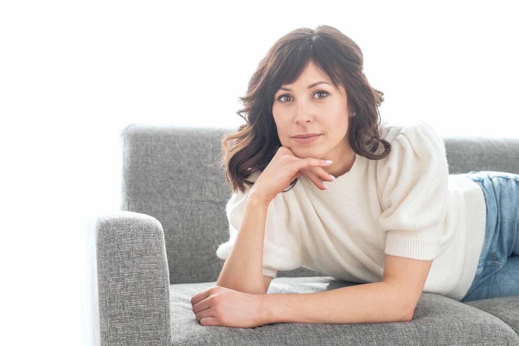 Portrait femme naturel lumière douce tournai