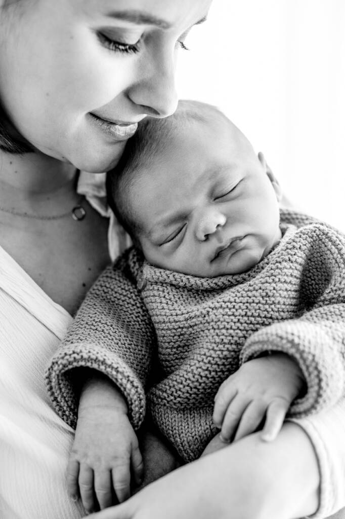 Nouveau-né sécurité photo studio