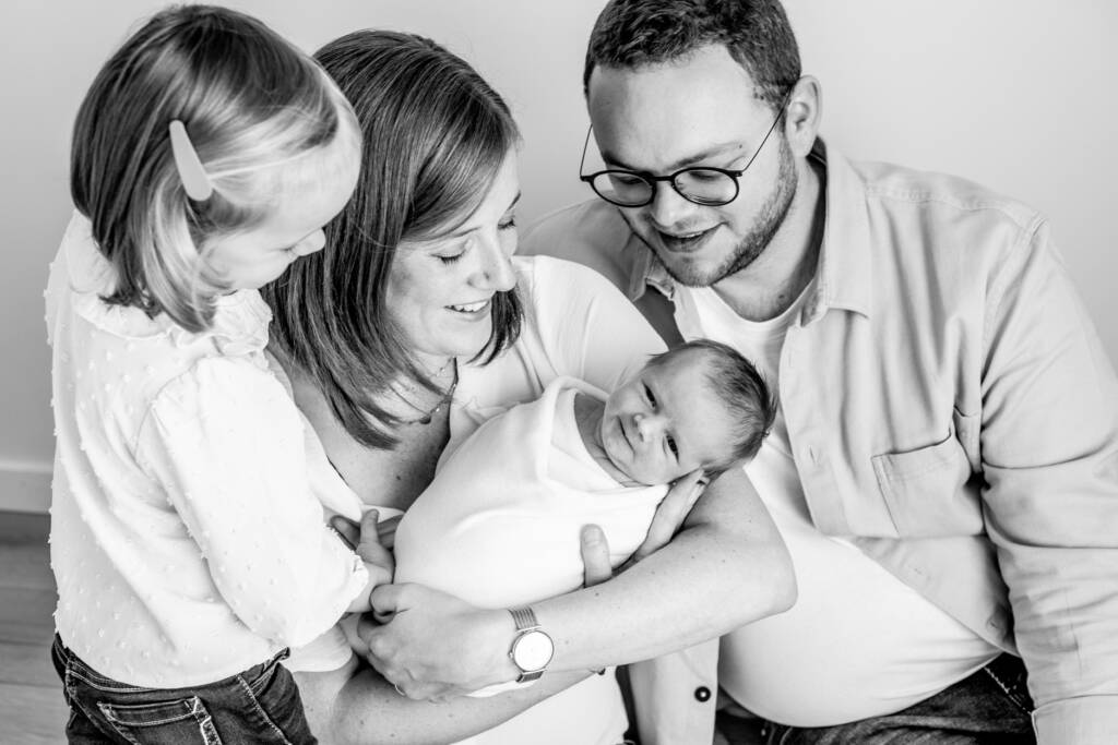 Portrait de famille nouveau né Lille