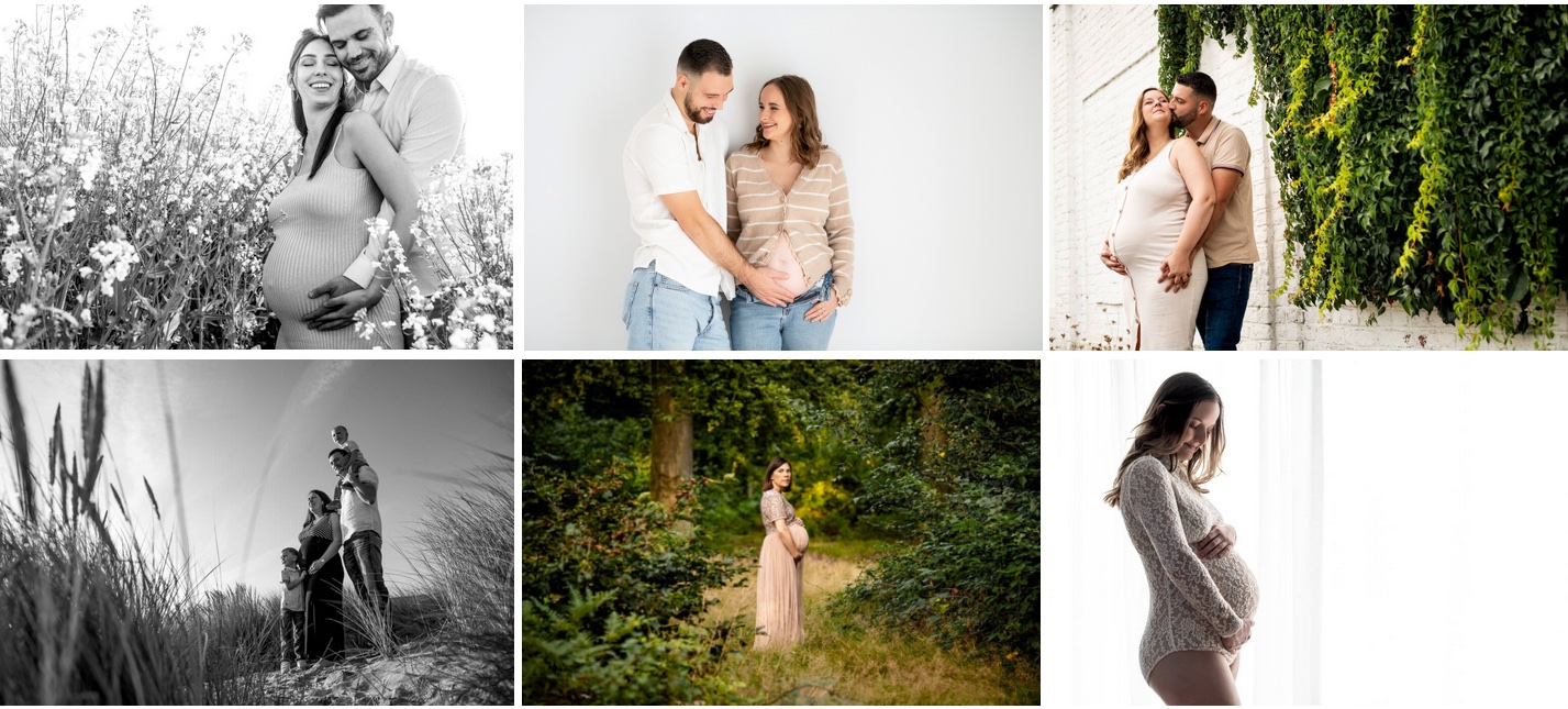 Séance grossesse en studio Coralie cardon